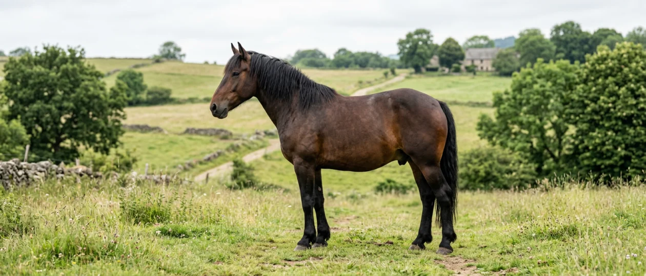 Auvergne-Pferd