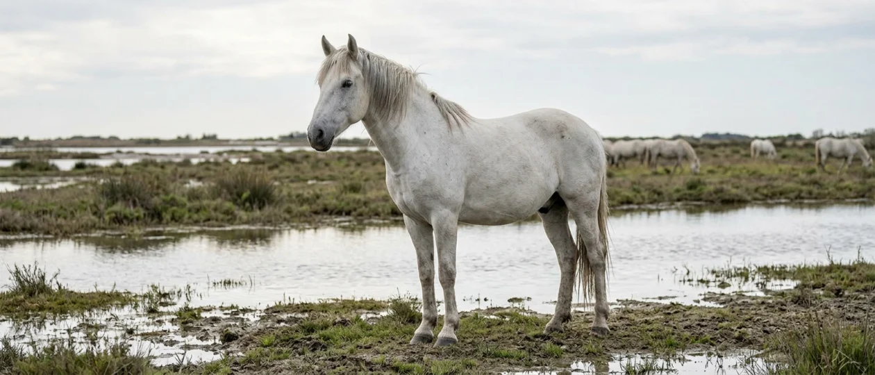 Camargue-Pferd