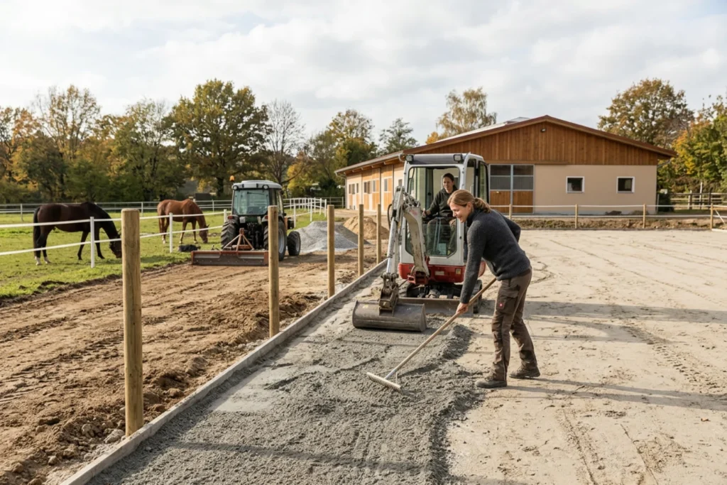 Reitplatzboden finanzieren und Folgekosten im Blick behalten