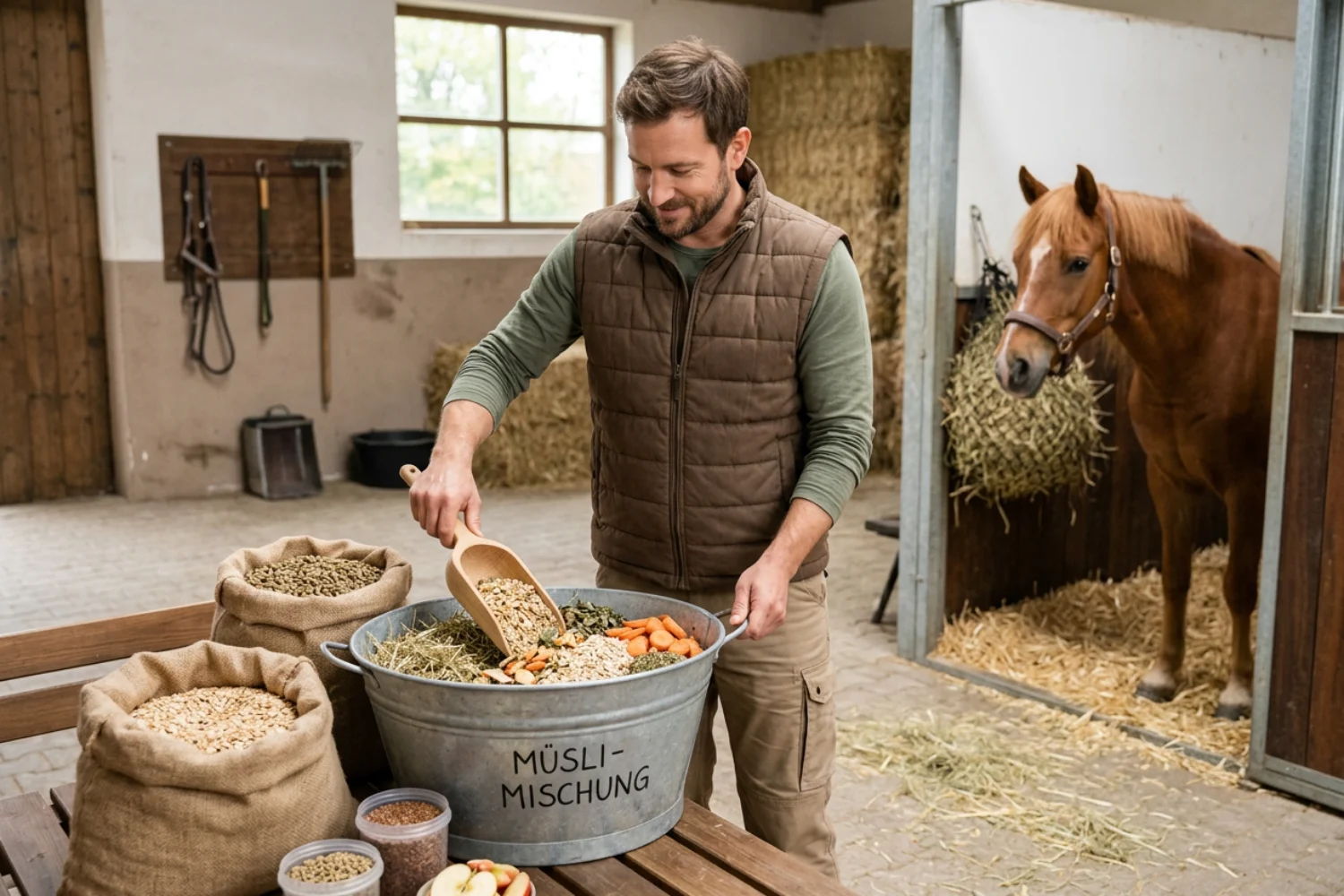 kann ich Müsli für mein Pferd selbst machen?